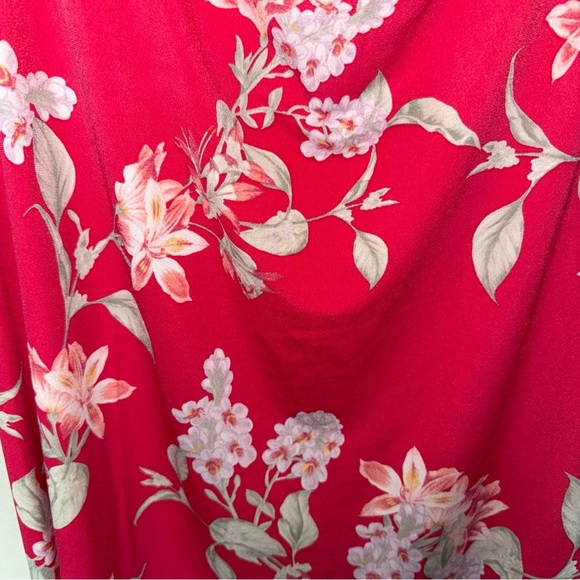 NWT Tommy Bahama Stretchy Petal of Honor Cowl Neck Drape Dress Size Large Pink - Picture 13 of 13